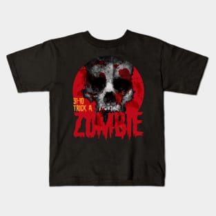 Halloween Design | Trick A Zombie Kids T-Shirt